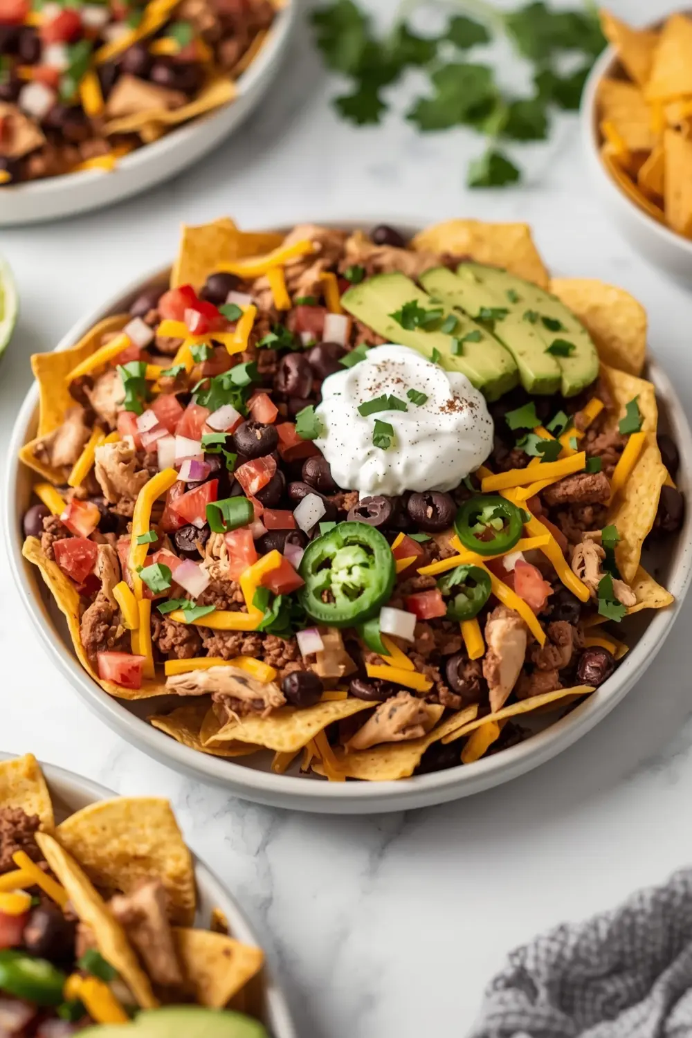 loaded nachos entertaining