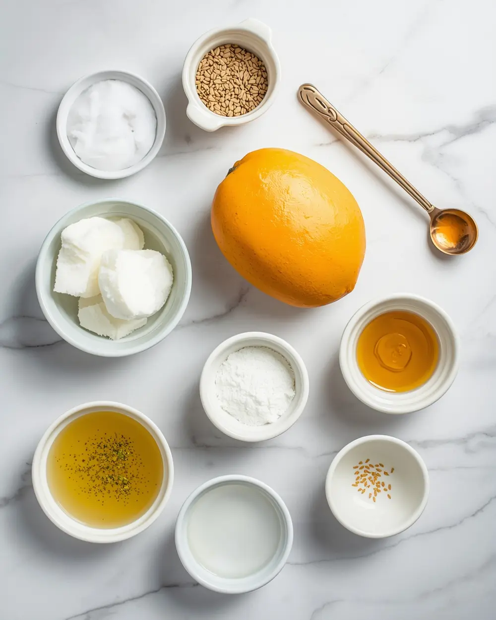 Ingredients for mango coconut popsicles