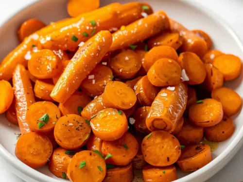 maple glazed carrots