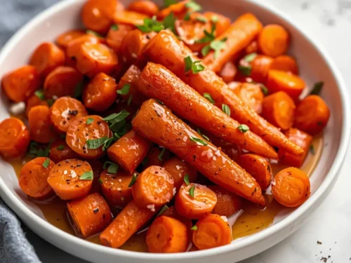 maple glazed carrots