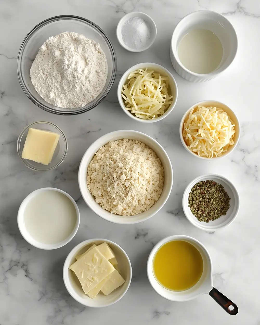 Ingredients for mozzarella sticks homemade