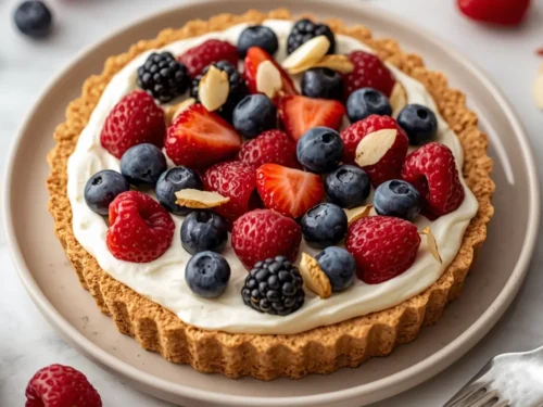 no bake berry tart elegant