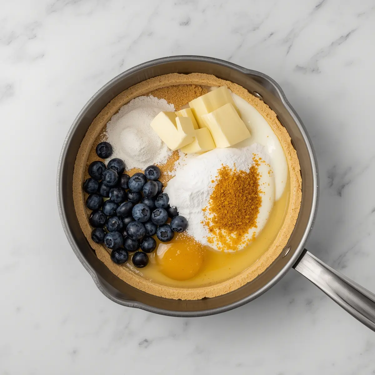 Cooking instructions for no bake blueberry lemon tart