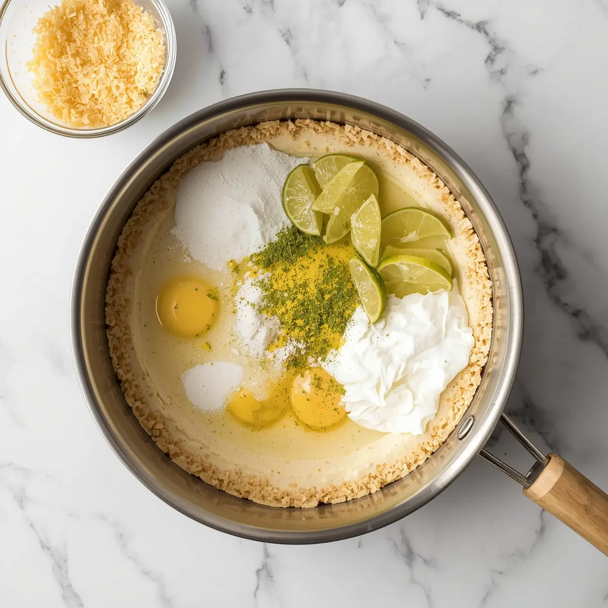 Cooking instructions for no bake key lime pie