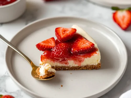 no bake strawberry cheesecake