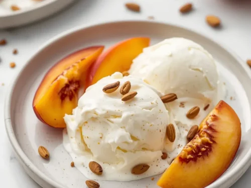 no churn peach ice cream