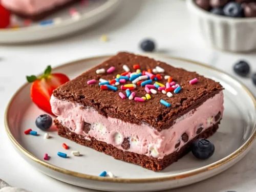patriotic brownie ice cream sandwiches