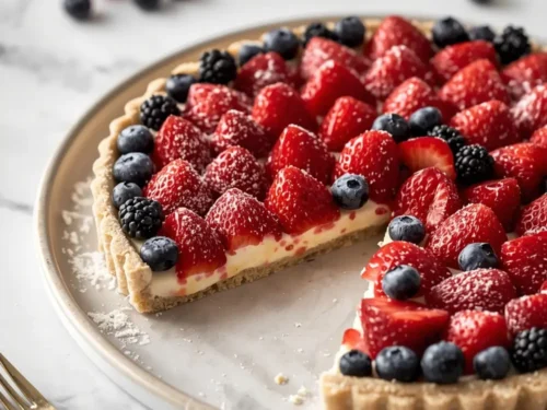 patriotic fruit tart elegant