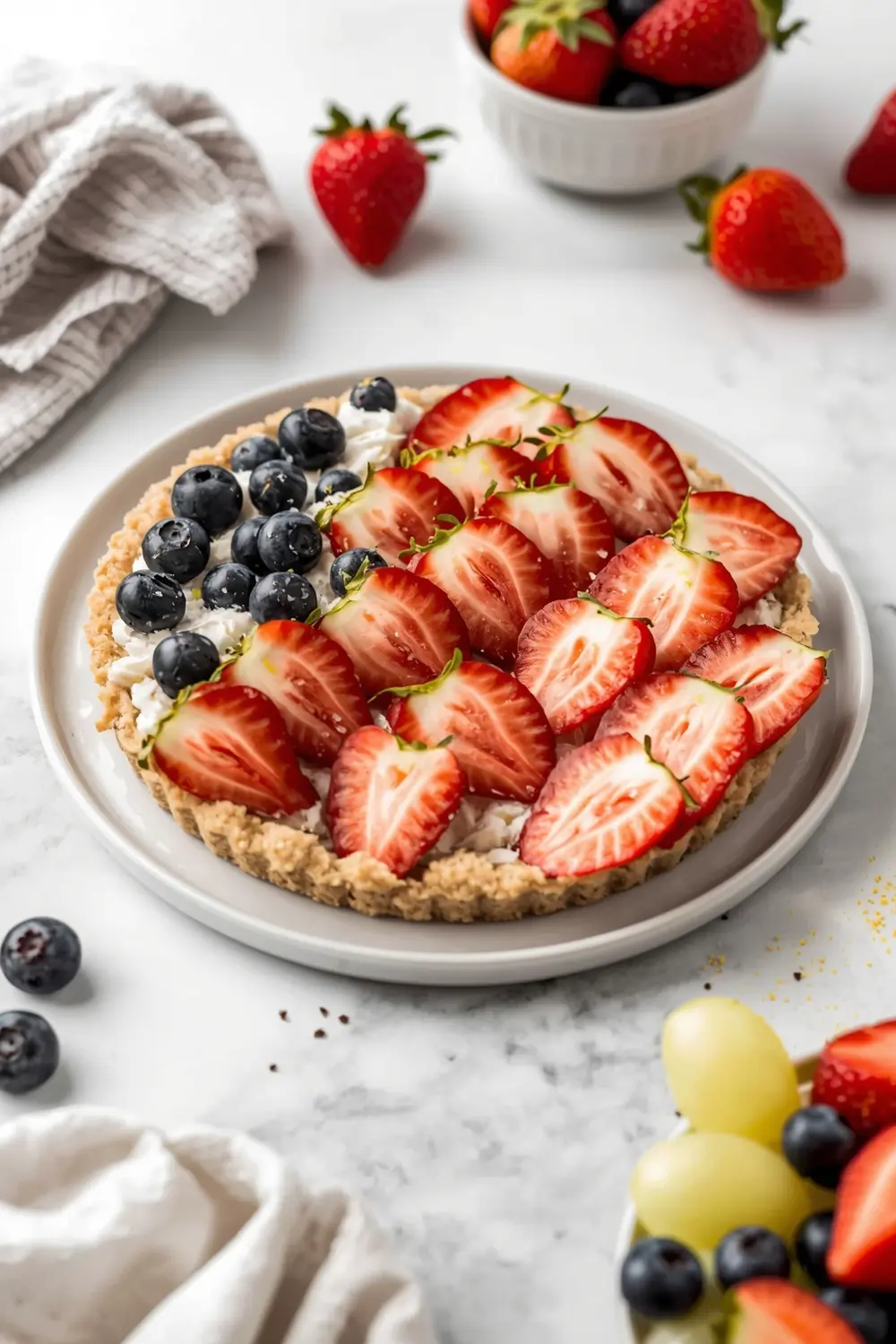 patriotic fruit tart elegant