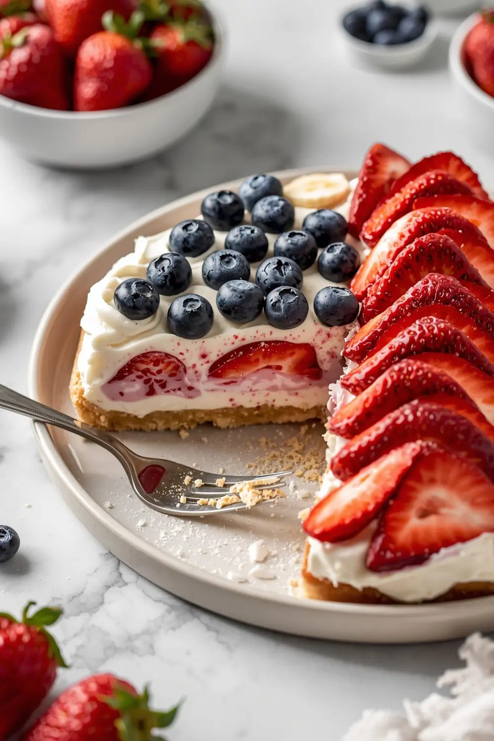 patriotic icebox cake