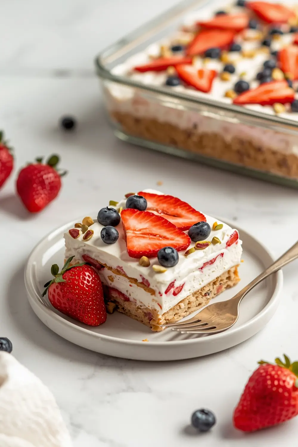 patriotic icebox cake