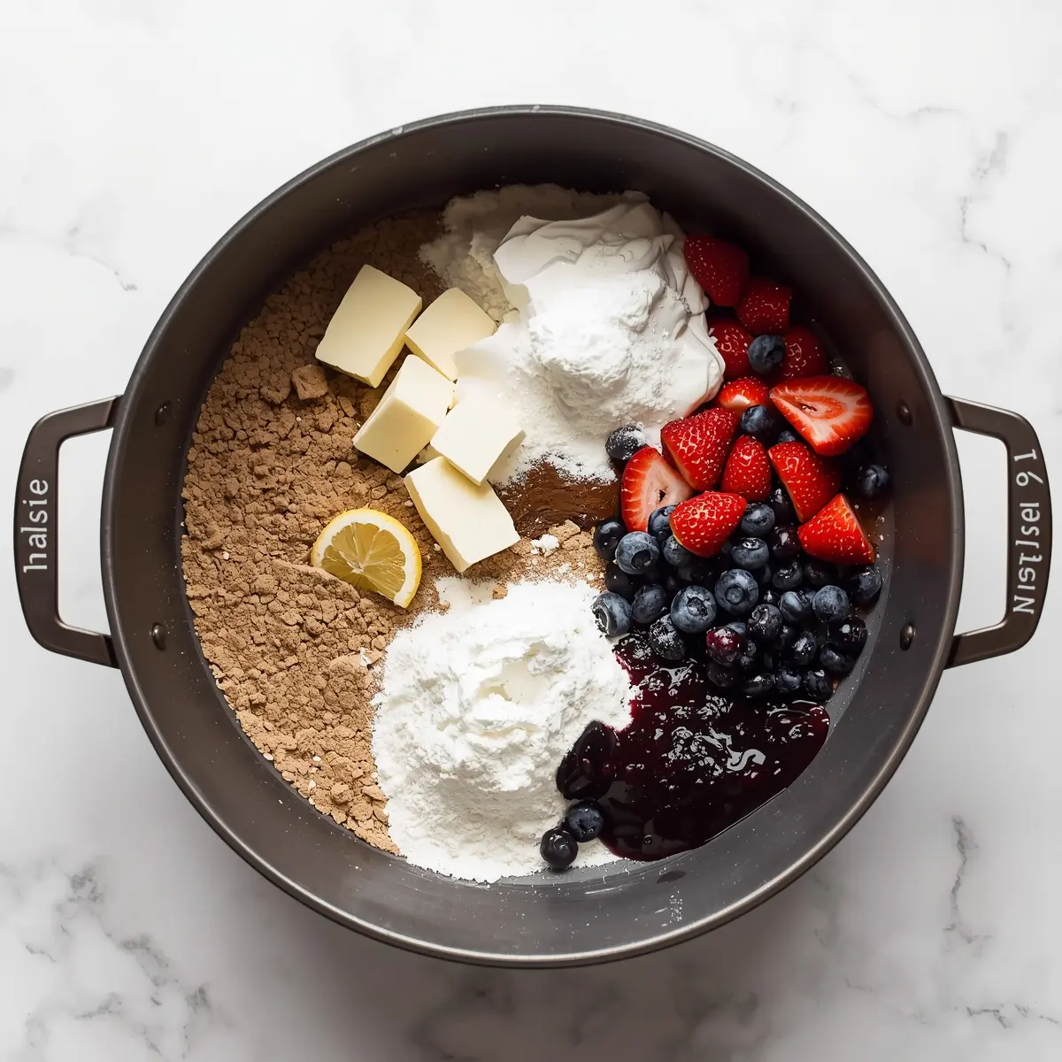 Cooking instructions for patriotic no bake cheesecake