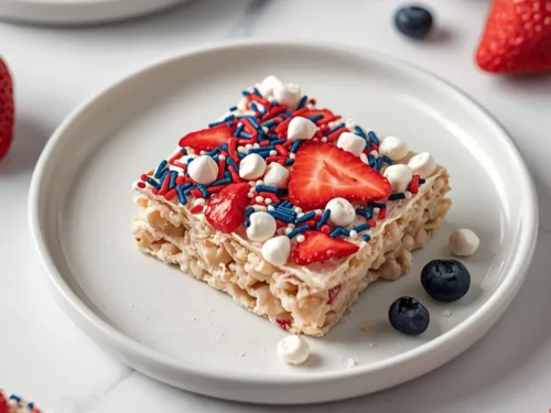 patriotic rice krispie treats