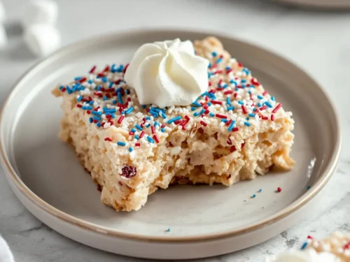 patriotic rice krispie treats