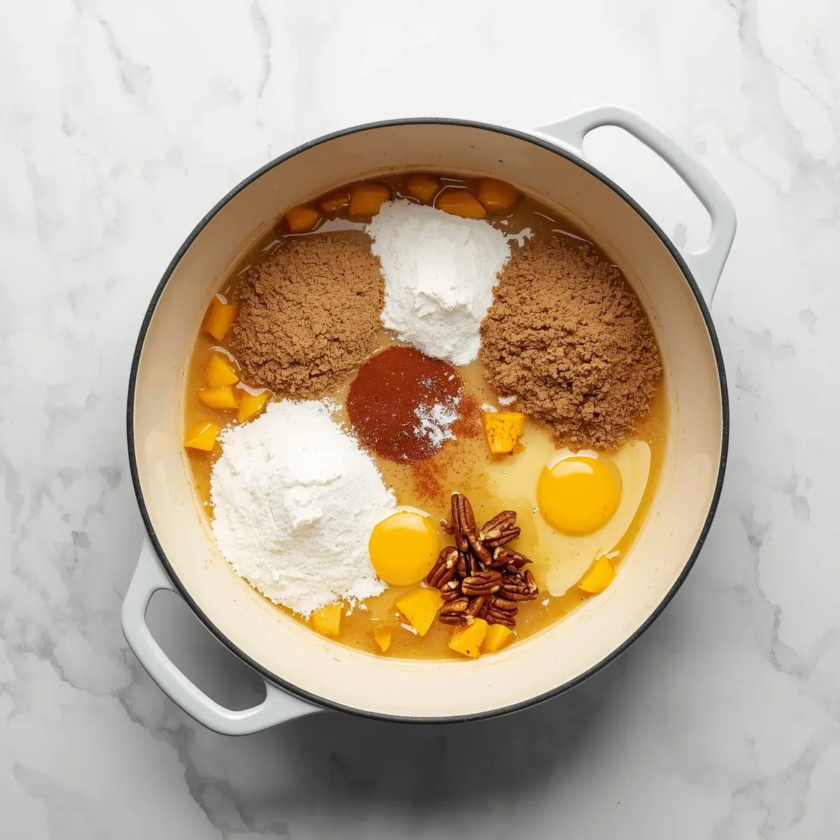 Cooking instructions for peach cobbler cast iron