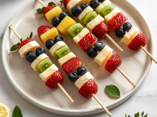 red white blue fruit skewers