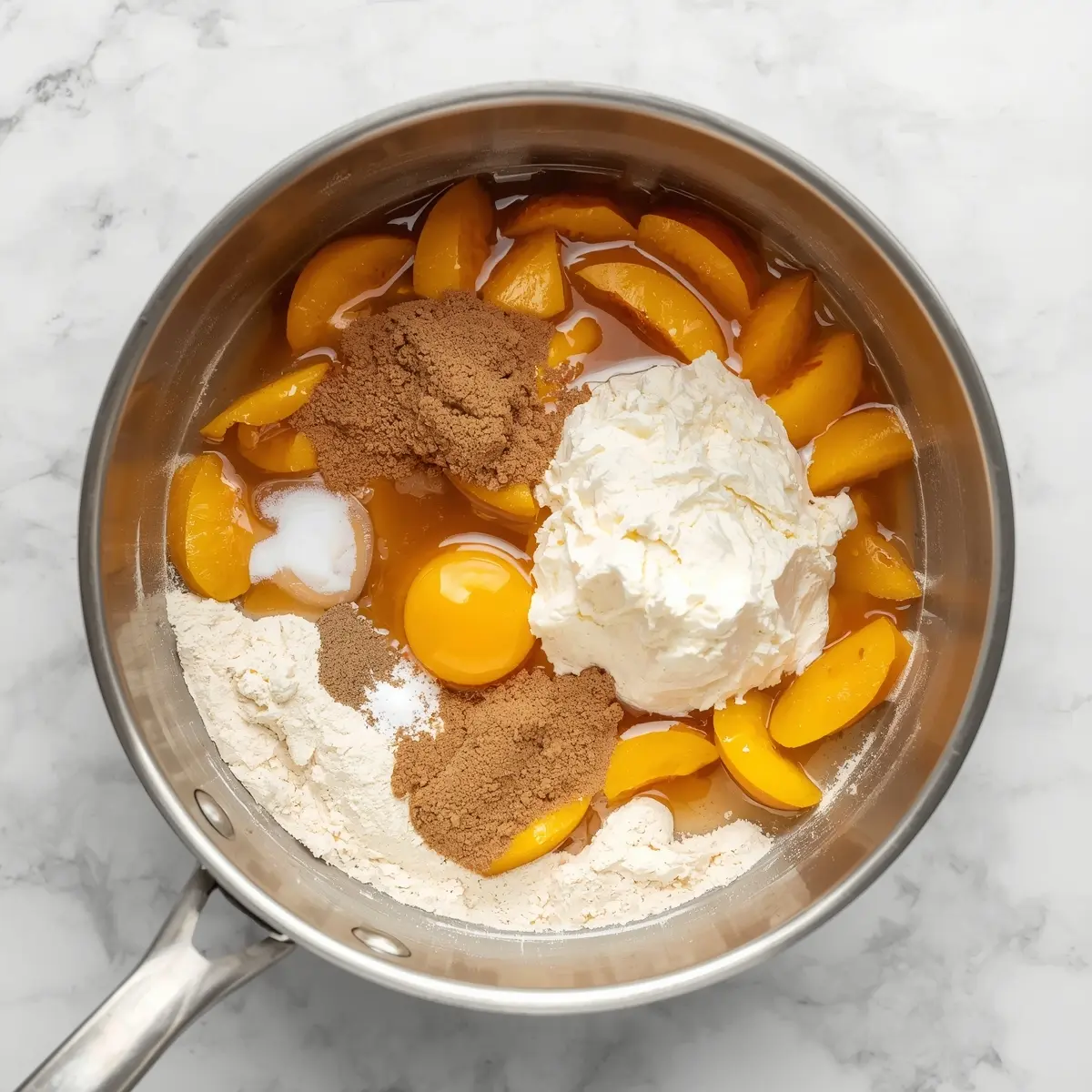 Cooking instructions for rustic peach galette
