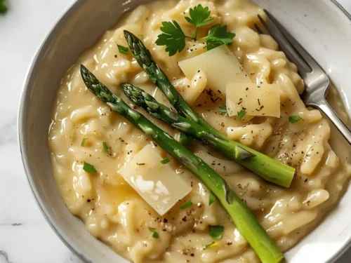 spring asparagus risotto