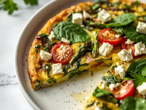 spring herb frittata