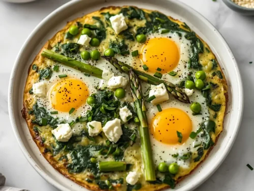 spring herb frittata