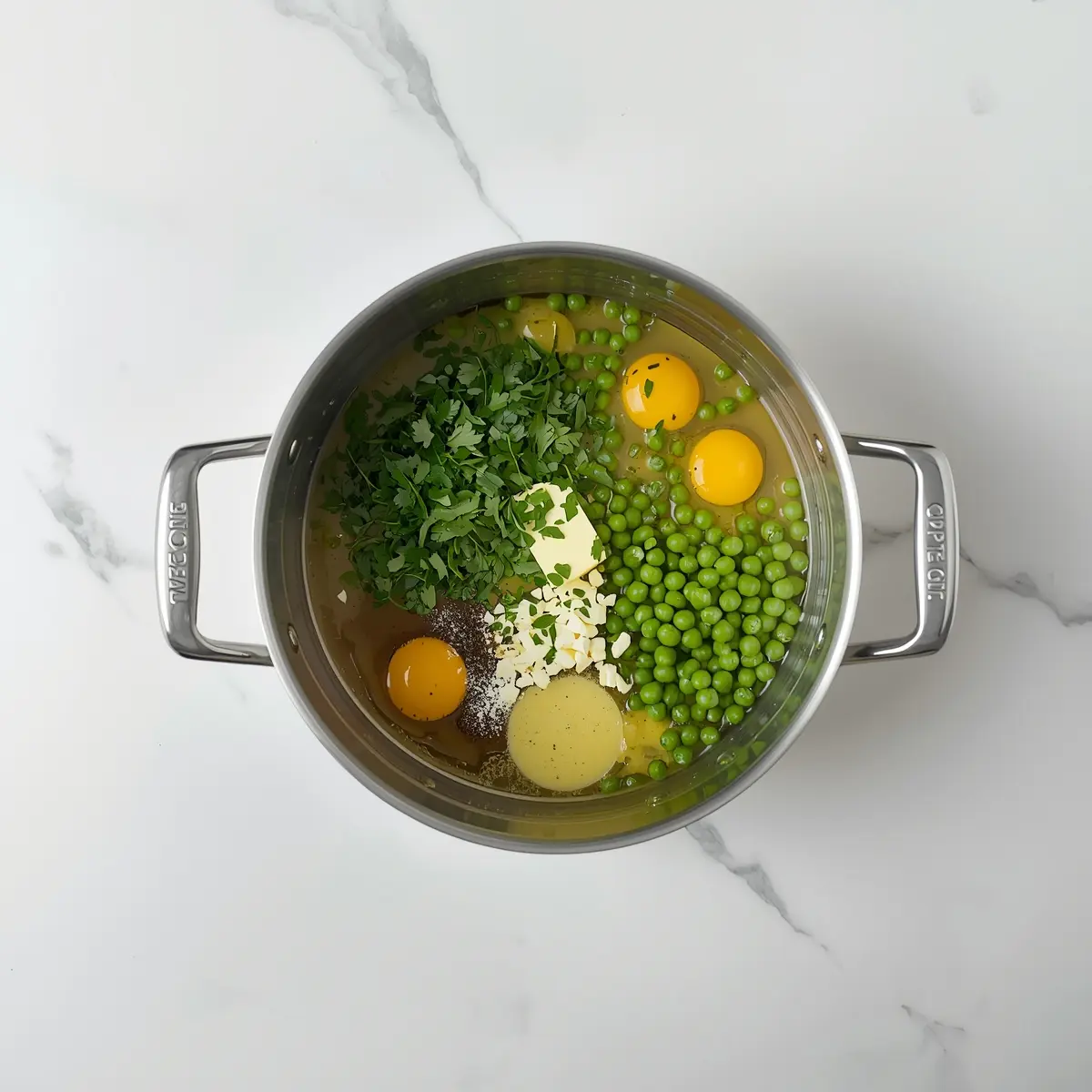 Cooking instructions for spring herb frittata