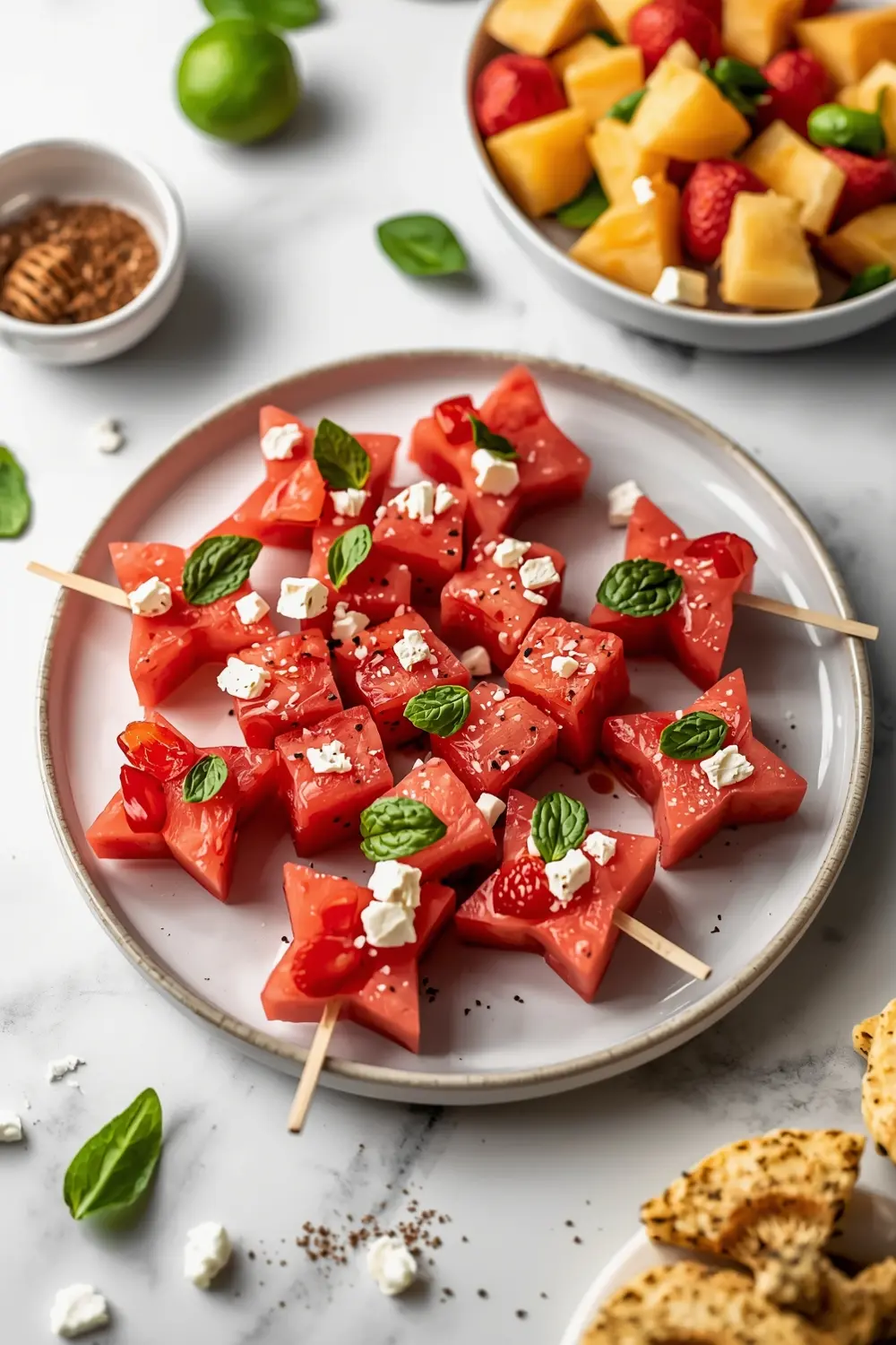 star watermelon skewers