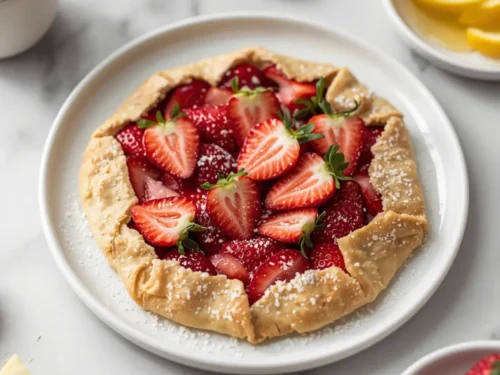 strawberry galette buttery