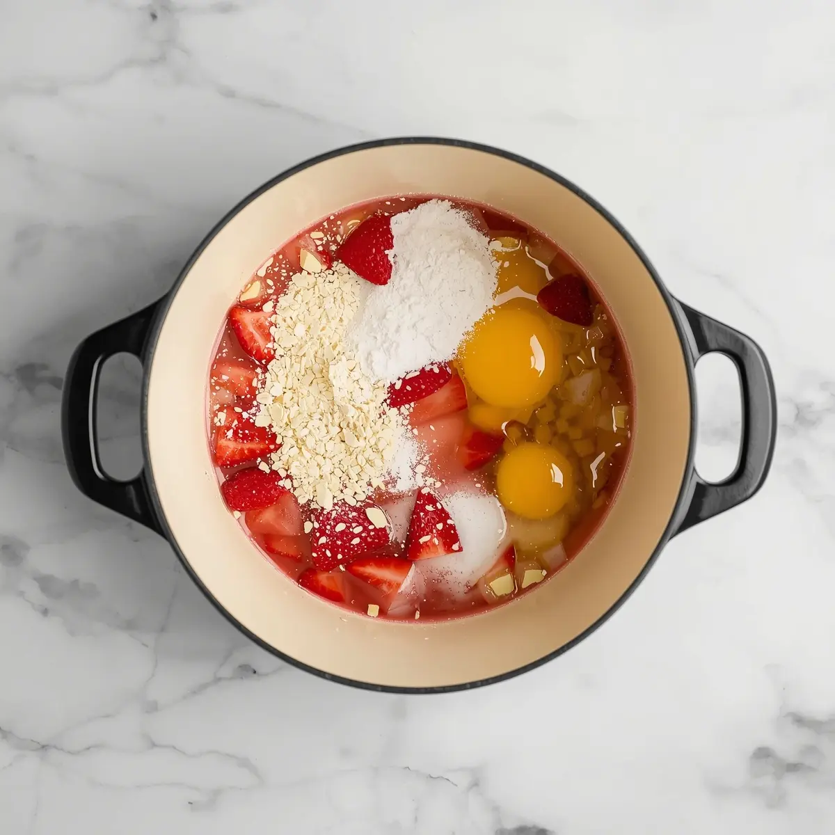 Cooking instructions for strawberry galette buttery