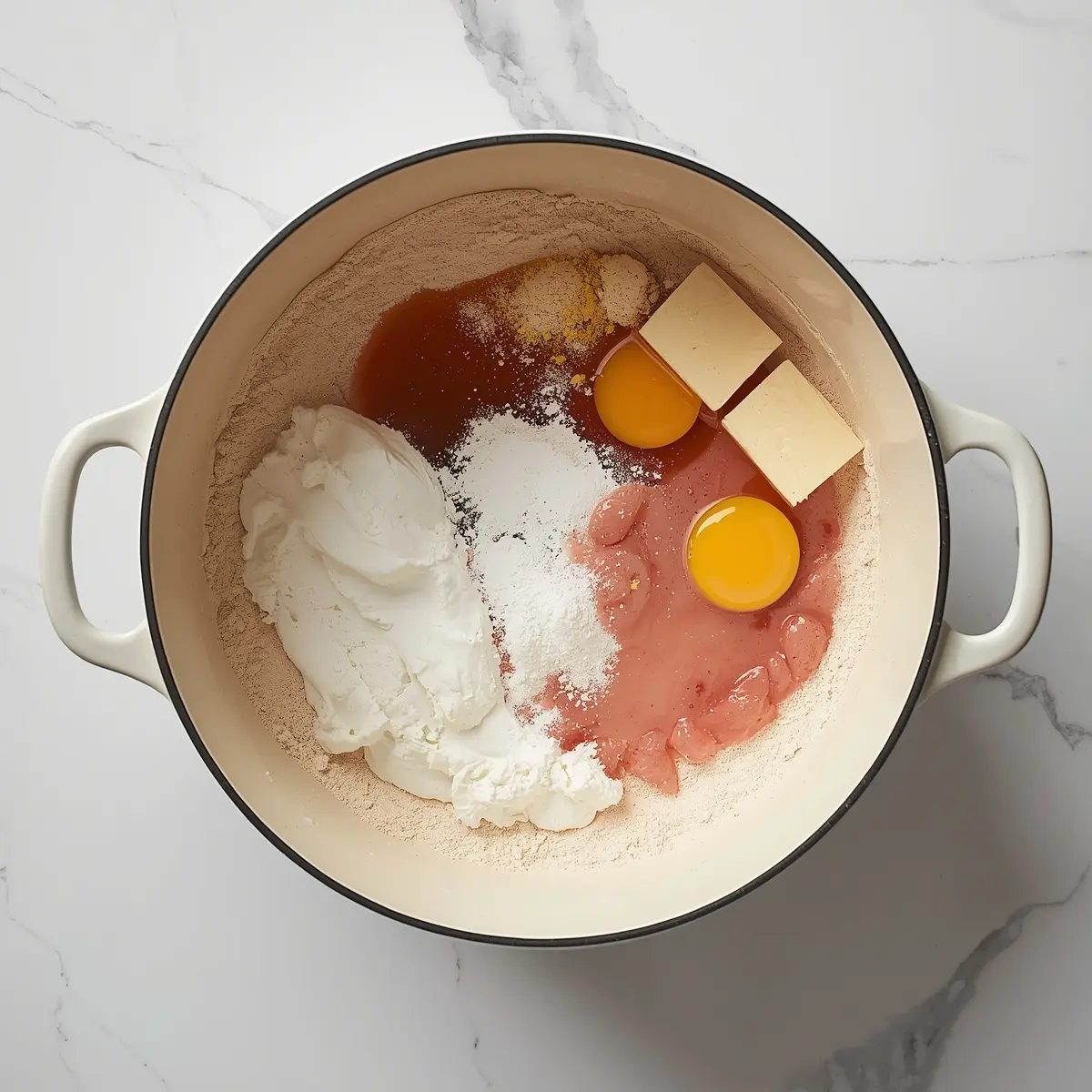 Cooking instructions for strawberry lemonade layer cake