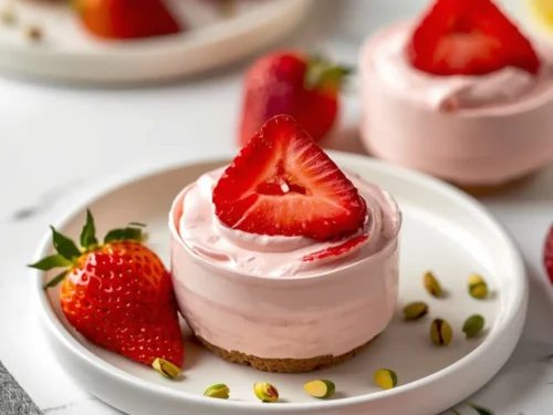 strawberry mousse cups elegant
