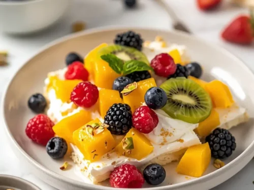 summer fruit trifle no bake
