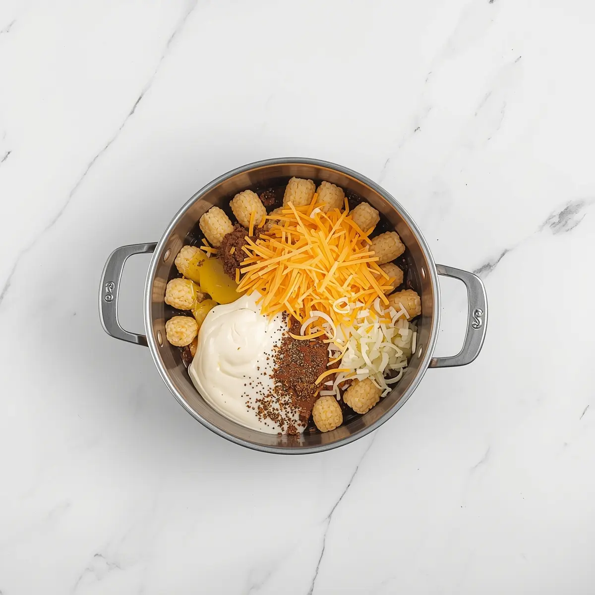 Cooking instructions for tater tot casserole