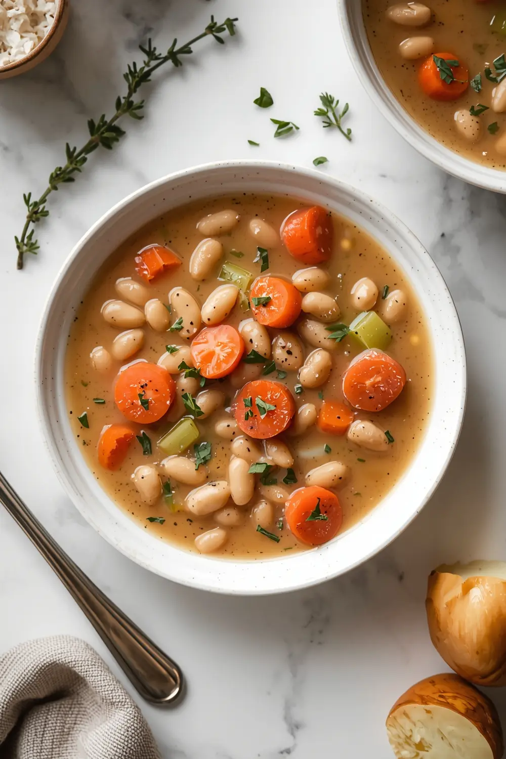white bean soup