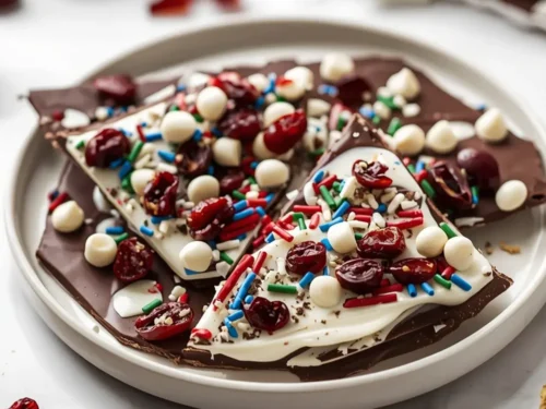 4th of july chocolate bark elegant