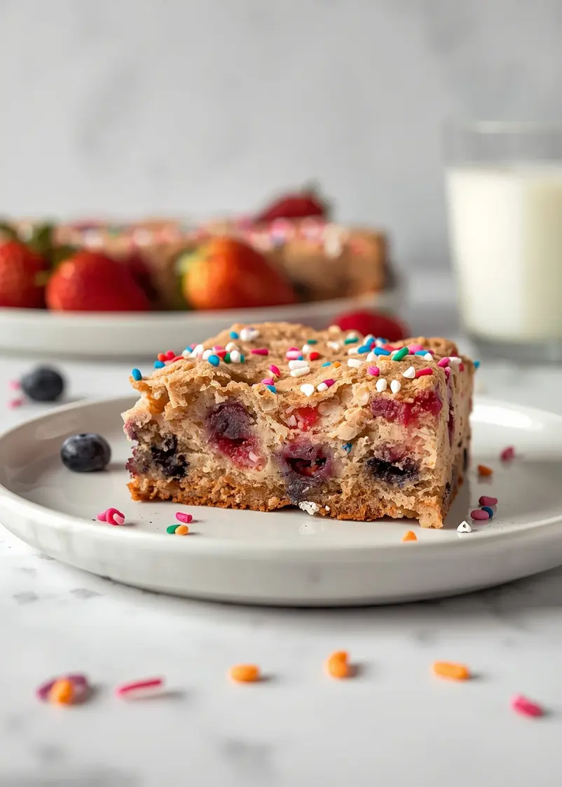 4th of july confetti blondies elegant ready to serve
