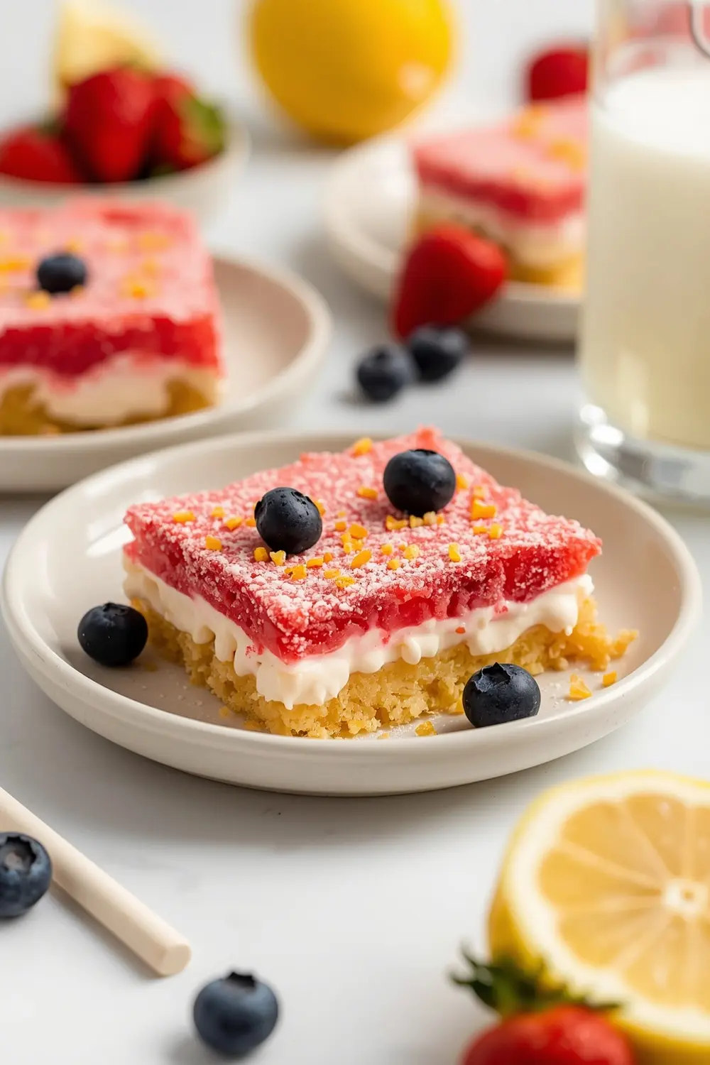 4th of july frozen lemonade bars elegant