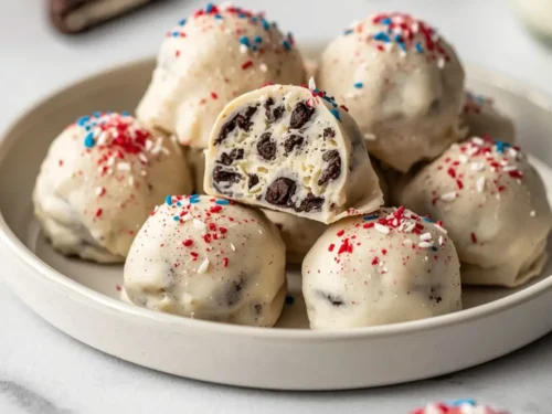 4th of july oreo truffles elegant