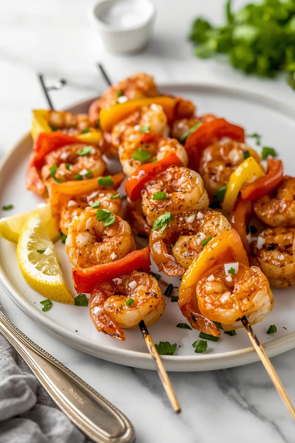 4th of july shrimp skewers elegant