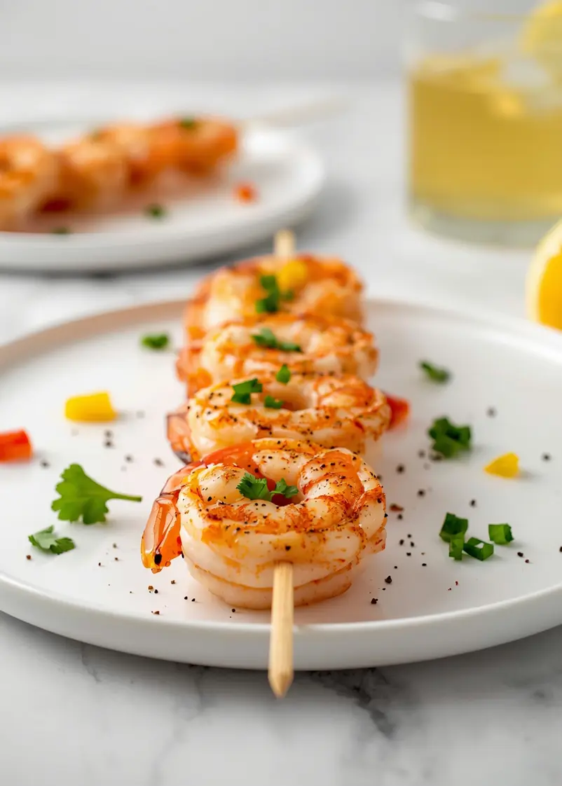 4th of july shrimp skewers elegant ready to serve