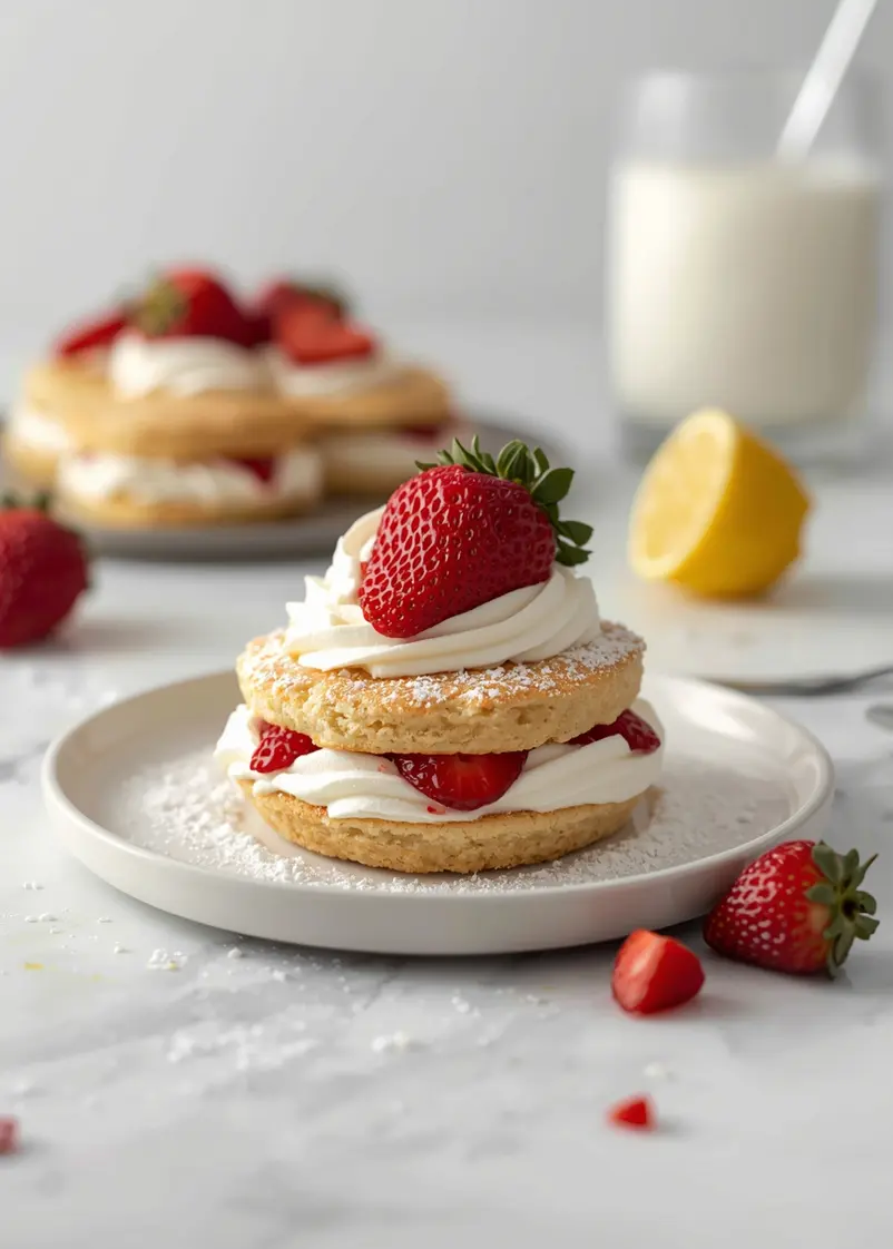 4th of july strawberry shortcake elegant ready to serve