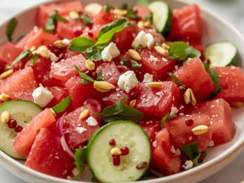 4th of july watermelon salad elegant
