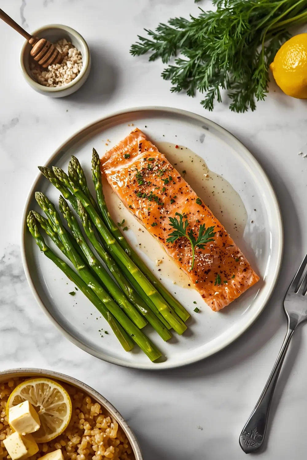 beautiful 30 minute salmon dinner