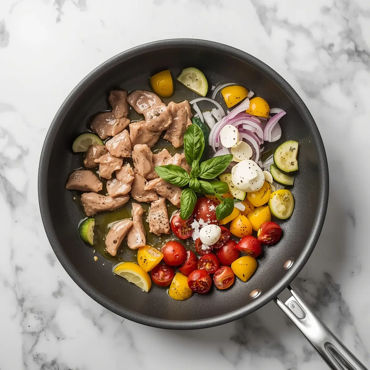 Cooking instructions for beautiful 30 minute turkey skillet