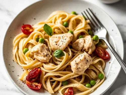beautiful creamy tuscan pasta summer