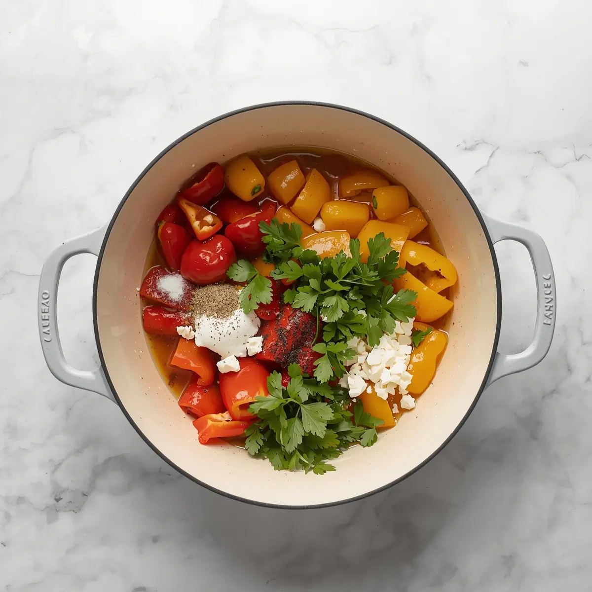 Cooking instructions for beautiful grilled bell peppers summer