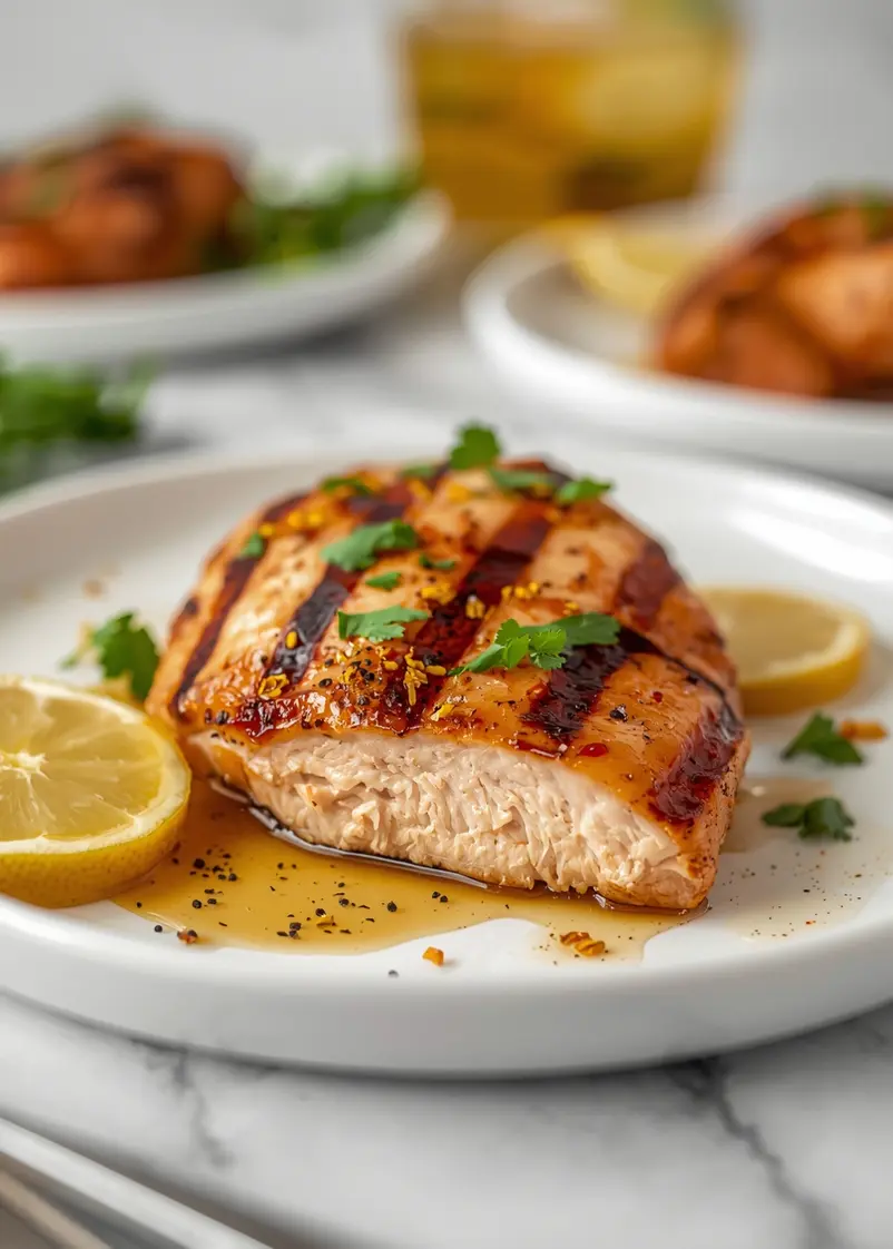 beautiful grilled chicken marinade summer recipe ready to serve