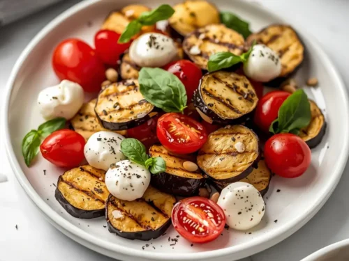 beautiful grilled eggplant summer