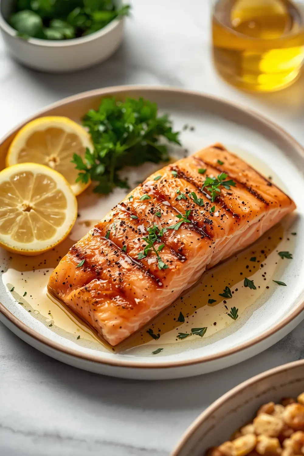 beautiful grilled salmon marinade summer