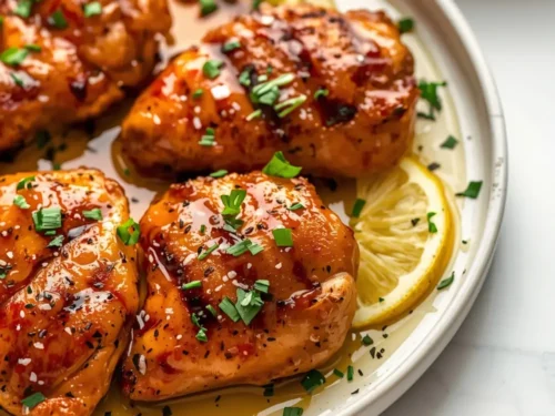 beautiful honey garlic grilled chicken