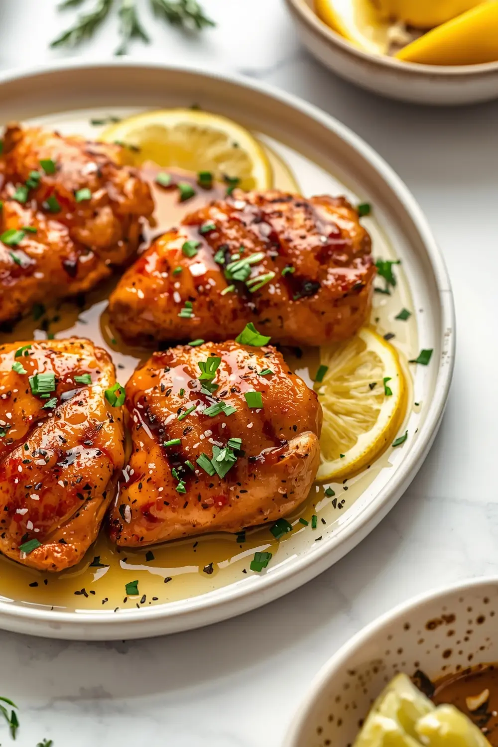 beautiful honey garlic grilled chicken